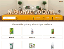 Tablet Screenshot of hlodavce.zvieratadoma.sk